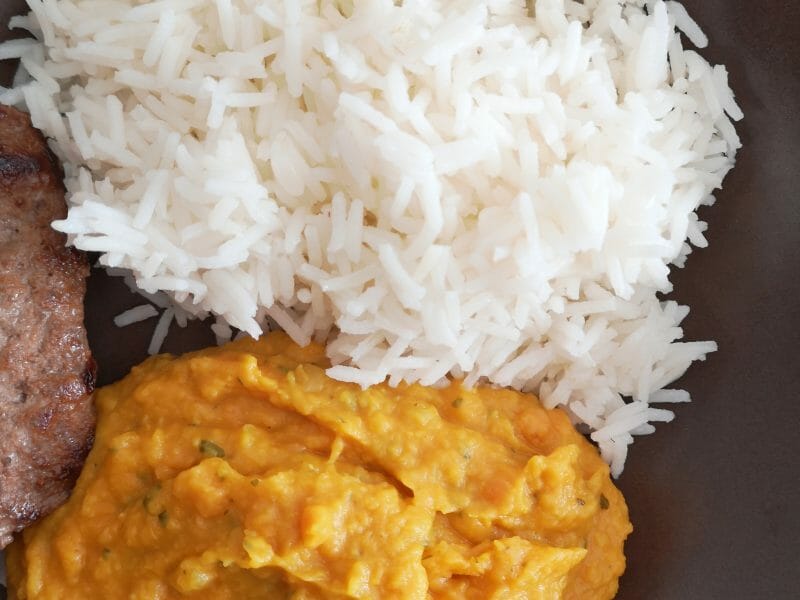 Cliquez pour zoomer ! Dhal de patate douce et de lentilles corail Thermomix par celinecez