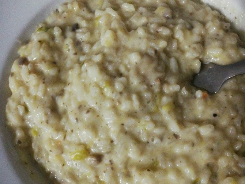 Cliquez pour zoomer ! Risotto champignons et courgettes Thermomix par mimonou