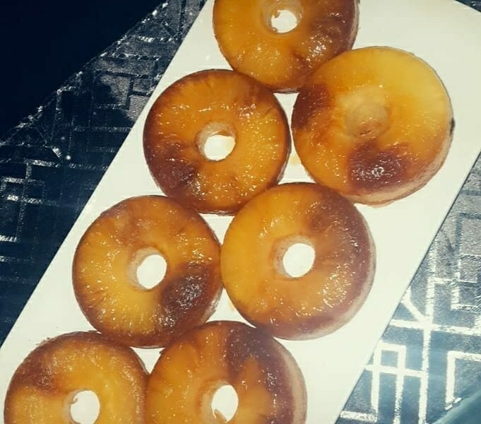 Cliquez pour zoomer ! Gâteau renversé à l’ananas Thermomix par OLFA Guy demarle