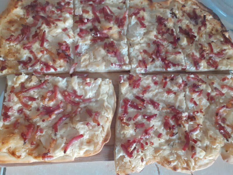 Cliquez pour zoomer ! Flammekueche traditionnelle Thermomix par damsokarine