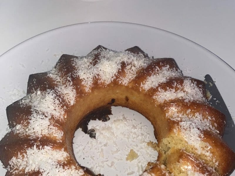 Cliquez pour zoomer ! Cake à la noix de coco Thermomix par ummassya