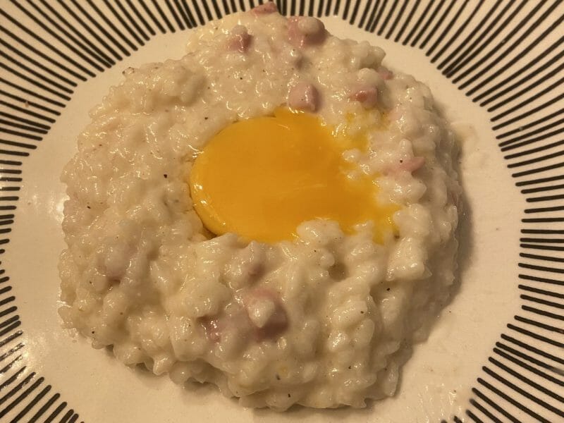 Cliquez pour zoomer ! Risotto façon carbonara Thermomix par cyndie_5