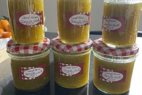 Cliquez pour zoomer ! Confiture de tomates vertes Thermomix par Zaza