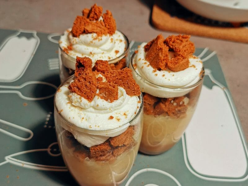 Cliquez pour zoomer ! Verrines pommes caramel et spéculoos Thermomix par laura_221