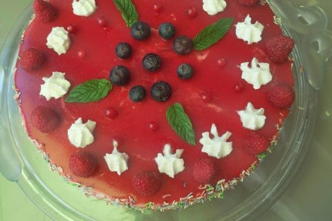 Cliquez pour zoomer ! Bavarois aux framboises Thermomix par mimi.18