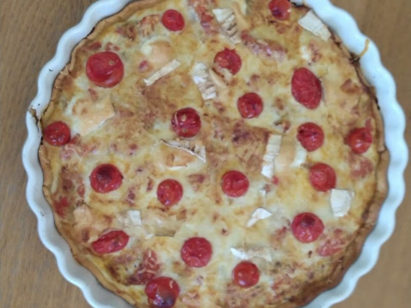 Cliquez pour zoomer ! Tarte au thon, tomate et moutarde Thermomix par seho35