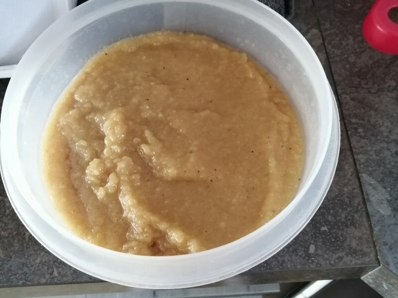 Cliquez pour zoomer ! Compote de pommes, bananes et miel Thermomix par lili_25