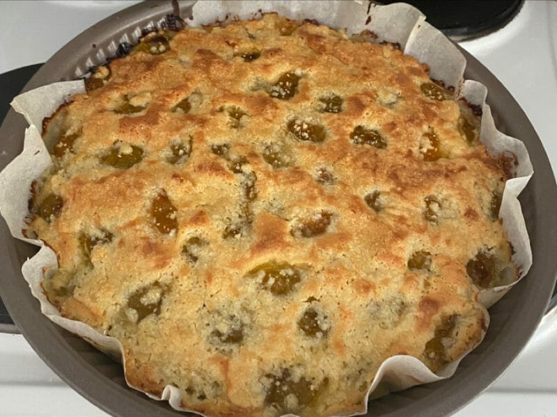 Cliquez pour zoomer ! Tarte briochée aux prunes avec streusel Thermomix par noemie_61