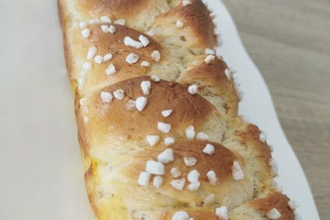 Cliquez pour zoomer ! Brioche tressée à la mie filante Thermomix par cecile33870