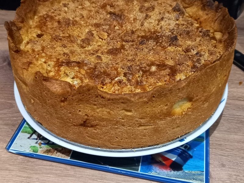 Cliquez pour zoomer ! Tarte aux pommes façon crumble Thermomix par letna