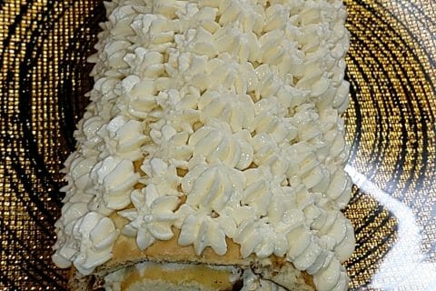 Cliquez pour zoomer ! Bûche Tiramisu Thermomix par manon0209