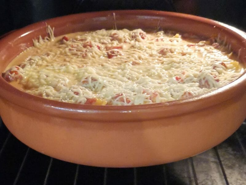 Cliquez pour zoomer ! Gratin de torsades aux merguez Thermomix par Laetib16