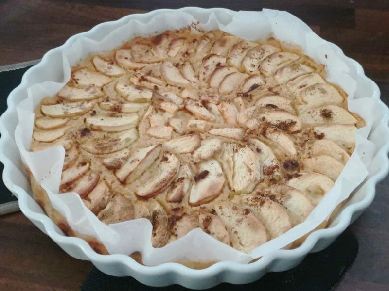 Cliquez pour zoomer ! Tarte aux pommes sans pâte Thermomix par Laetib16
