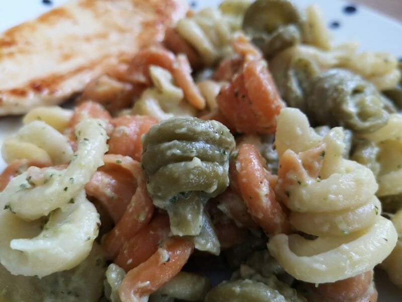 Cliquez pour zoomer ! Farfalle à la crème de courgettes Thermomix par marina2344