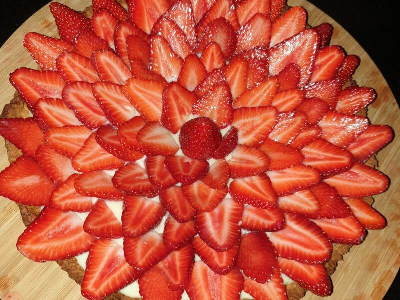 Cliquez pour zoomer ! Tarte aux fraises Thermomix par tsunade