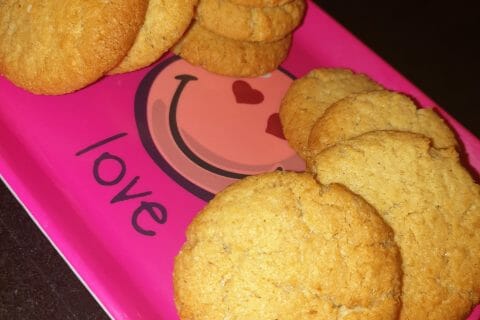 Cliquez pour zoomer ! Biscuits aux flocons d’avoine et amandes Thermomix par tsunade