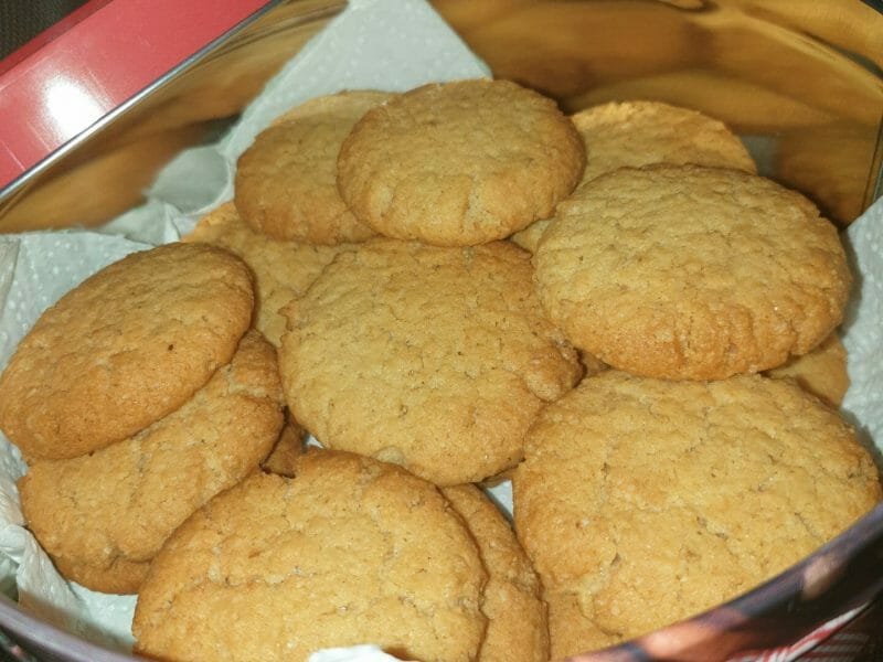 Cliquez pour zoomer ! Biscuits aux flocons d’avoine et amandes Thermomix par tsunade