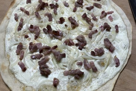 Cliquez pour zoomer ! Flammekueche traditionnelle Thermomix par delphine_144