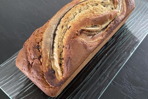 Cliquez pour zoomer ! Cake banane et pépites de chocolat Thermomix par delphine_144