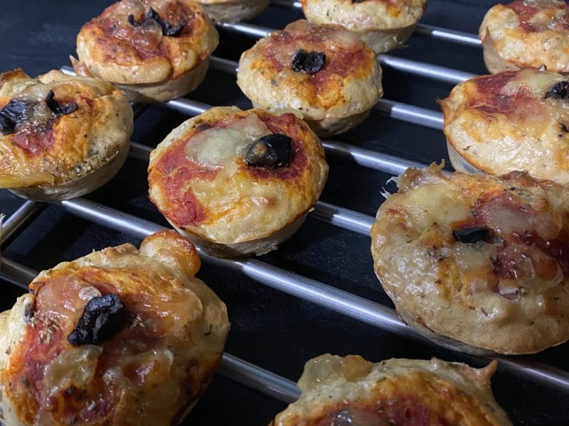 Cliquez pour zoomer ! Muffins salés façon pizza Thermomix par delphine_144