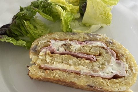 Cliquez pour zoomer ! Roulé de pommes de terre, jambon et reblochon Thermomix par delphine_144
