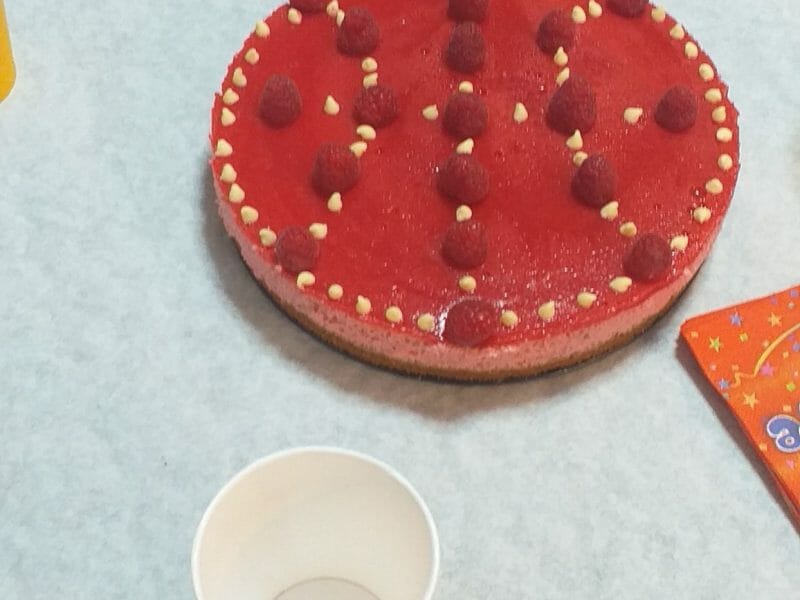 Cliquez pour zoomer ! Bavarois aux framboises Thermomix par bella63