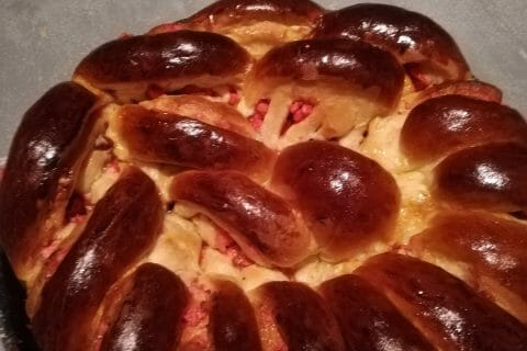 Cliquez pour zoomer ! Brioche aux pralines roses Thermomix par ninette05