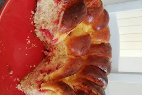 Cliquez pour zoomer ! Brioche aux pralines roses Thermomix par ninette05