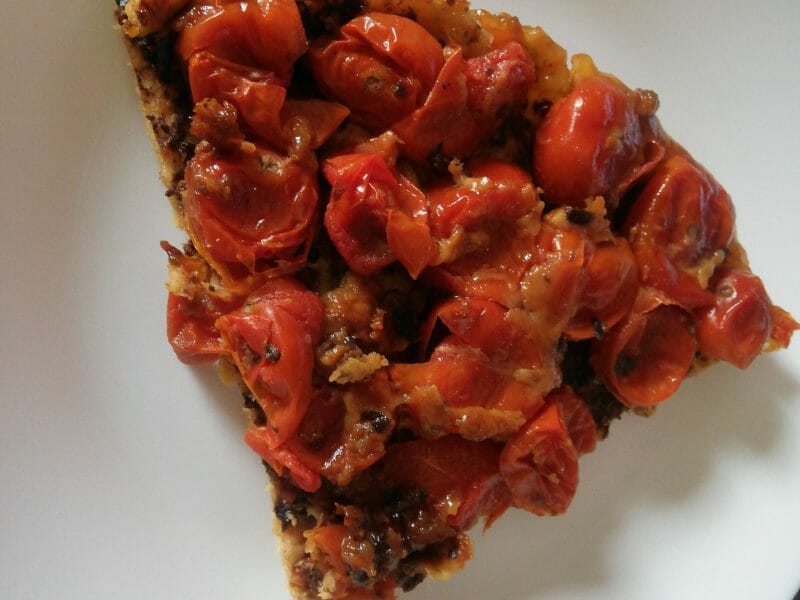 Cliquez pour zoomer ! Tatin de tomates cerises à la tapenade Thermomix par ninette05