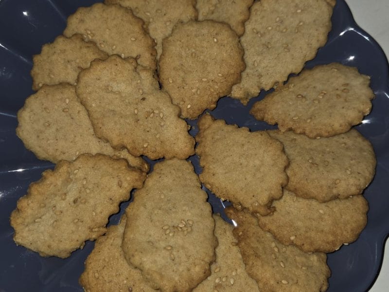 Cliquez pour zoomer ! Biscuits au sésame Thermomix par Jade