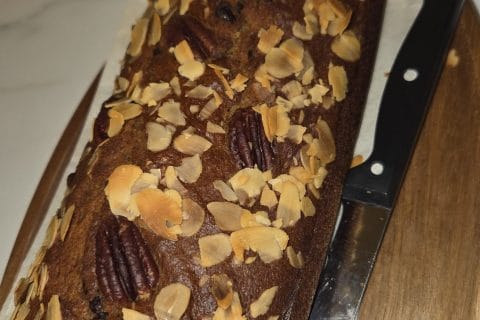 Cliquez pour zoomer ! Banana bread aux noix de pécan Thermomix par Jade