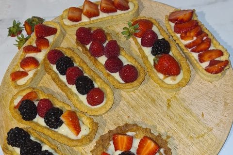 Cliquez pour zoomer ! Tarte aux fraises Thermomix par Jade