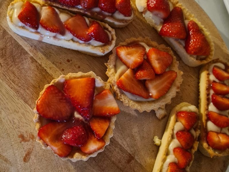 Cliquez pour zoomer ! Tarte aux fraises Thermomix par Jade