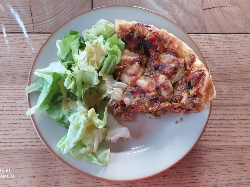 Cliquez pour zoomer ! Tarte salée aux légumes d’été Thermomix par deliciousthermomix