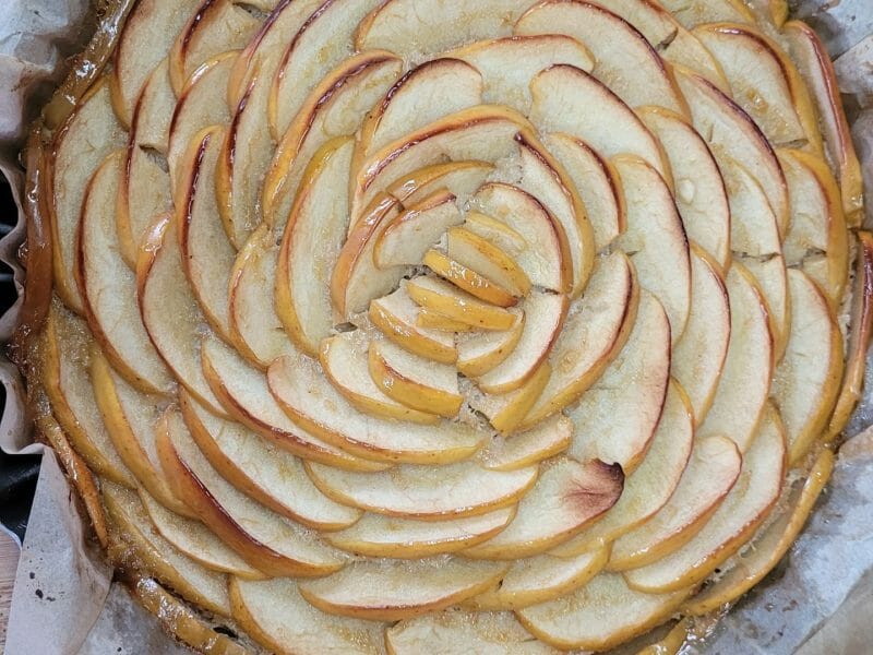 Cliquez pour zoomer ! Tarte aux pommes sans pâte Thermomix par 74morgane74