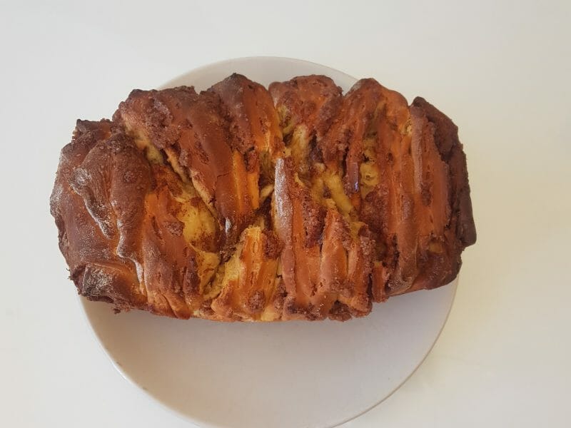 Cliquez pour zoomer ! Brioche à effeuiller à la cannelle Thermomix par lulute35