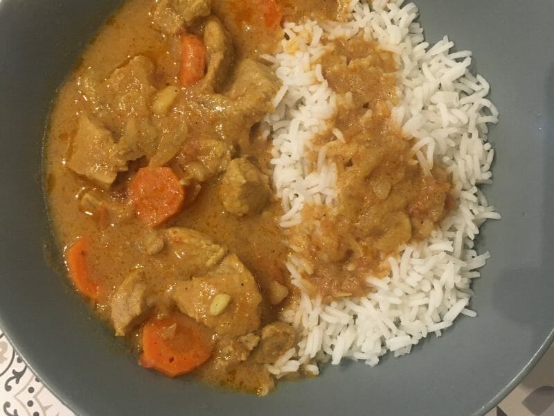 Cliquez pour zoomer ! Sauté de porc au curry Thermomix par laetitia_230