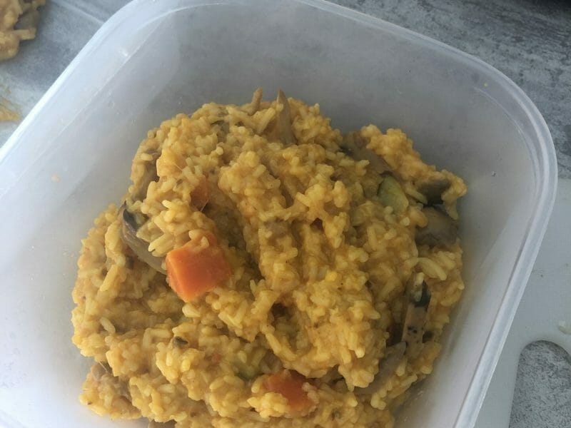 Cliquez pour zoomer ! Riz safrané aux petits légumes Thermomix par amel_18