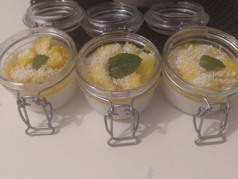 Cliquez pour zoomer ! Panna cotta coco mangue Thermomix par faty_3