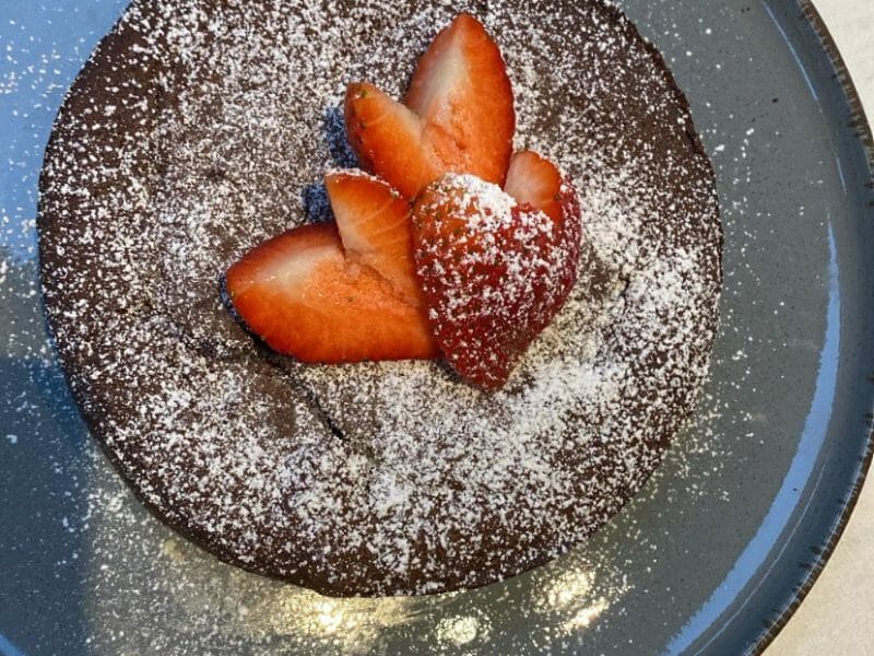 Cliquez pour zoomer ! Kladdkaka – Gâteau au chocolat suédois Thermomix par loulovesd