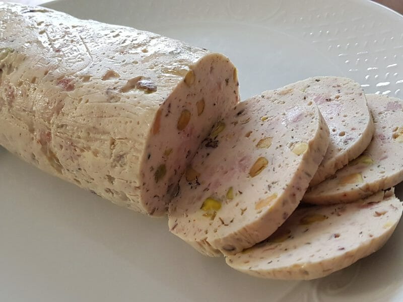 Cliquez pour zoomer ! Galantine de poulet aux pistaches Thermomix par Soso196686