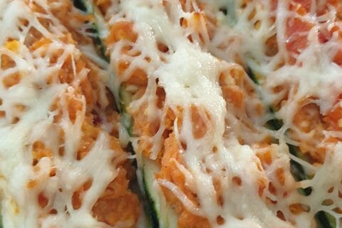 Cliquez pour zoomer ! Courgettes farcies au thon Thermomix par laetitia_231