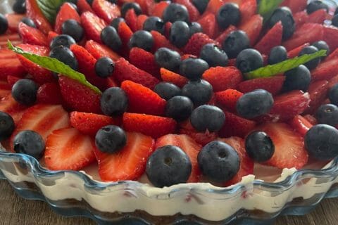 Cliquez pour zoomer ! Tarte aux fraises sans cuisson Thermomix par soph86