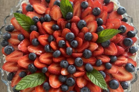 Cliquez pour zoomer ! Tarte aux fraises sans cuisson Thermomix par soph86