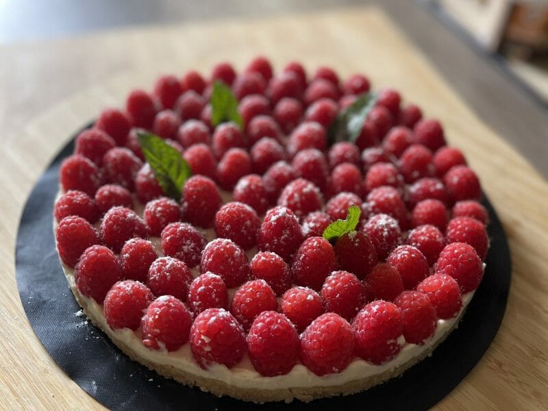 Cliquez pour zoomer ! Tarte aux fraises sans cuisson Thermomix par soph86
