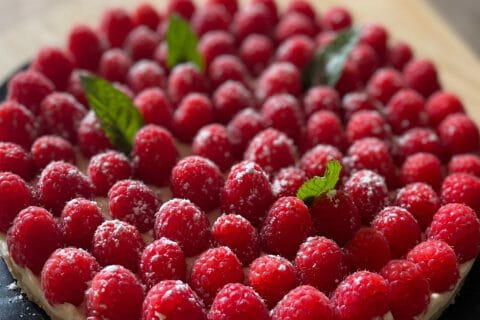 Cliquez pour zoomer ! Tarte aux fraises sans cuisson Thermomix par soph86