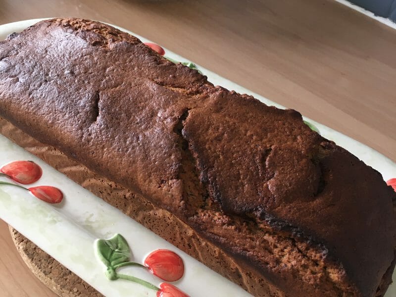 Cliquez pour zoomer ! Cake banane et pépites de chocolat Thermomix par sandrine7373