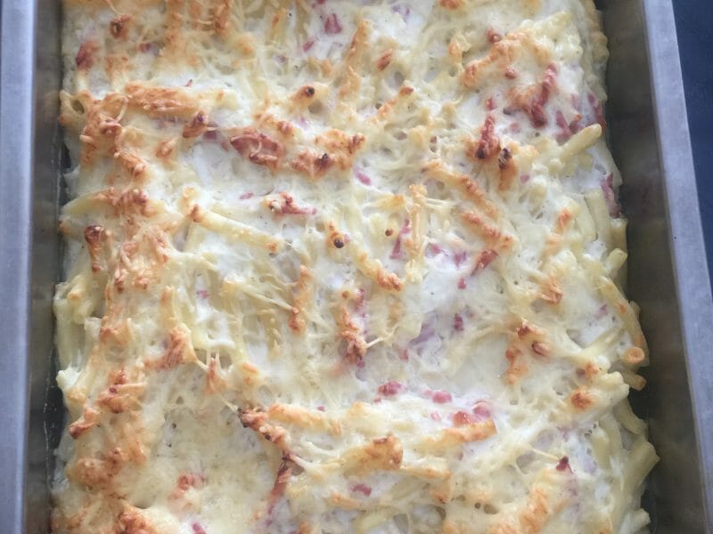 Cliquez pour zoomer ! Gratin de pâtes au fromage blanc Thermomix par gabrielle_12
