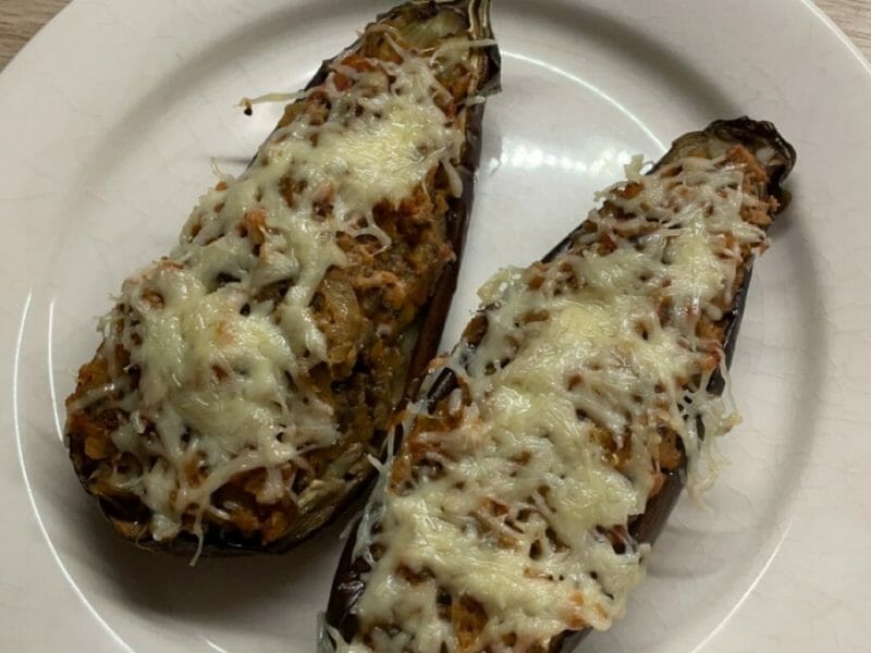 Cliquez pour zoomer ! Aubergines farcies au thon Thermomix par pauline_slim