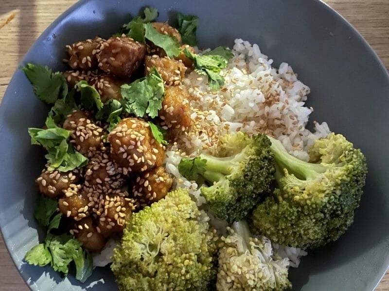 Cliquez pour zoomer ! Tofu sauté aux graines de sésame Thermomix par pauline_slim